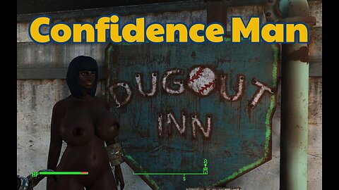 Fallout 4, Naked, Confidence man, busty, boobs, Breast Expansion, huge tits