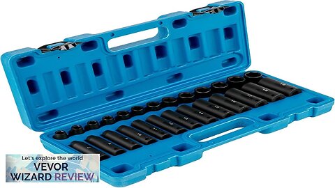 VEVOR Impact Socket Set 3/8 Inches 26 Piece Impact Sockets Deep / Review