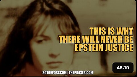 THIS is WHY there will NEVER BE EPSTEIN JUSTICE -- Sam Anthony