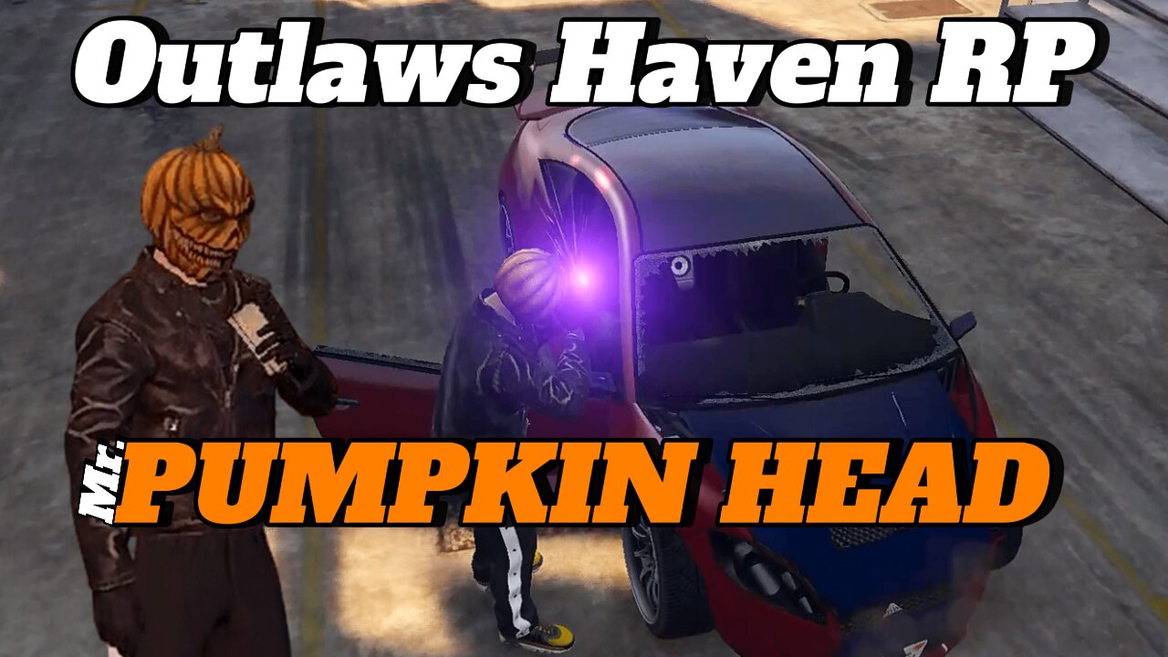 GTA 5 Outlaws Haven RP: Meet Mr Pumpkin Head