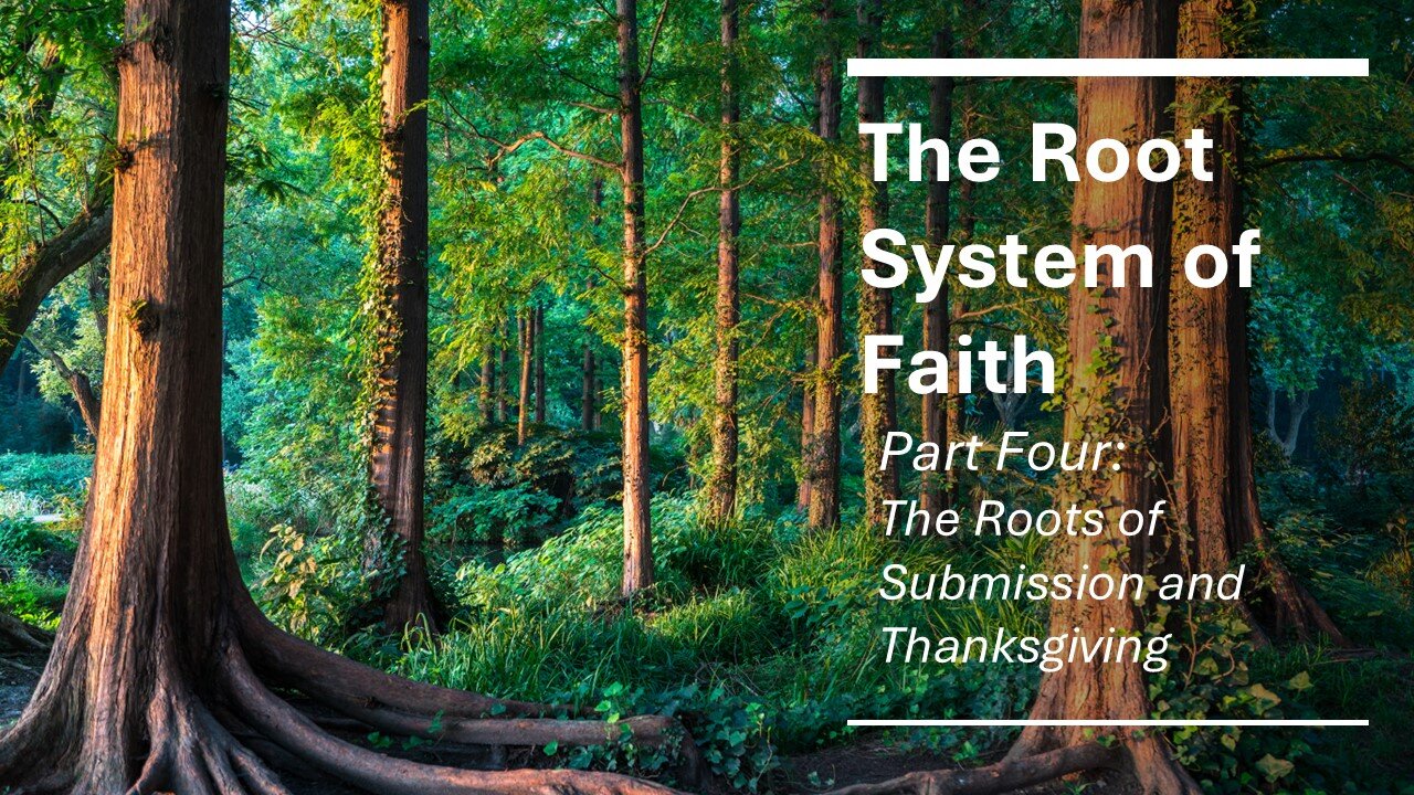 The Taproot of Faith: The Root of Submission and Thanksgiving, Part 4