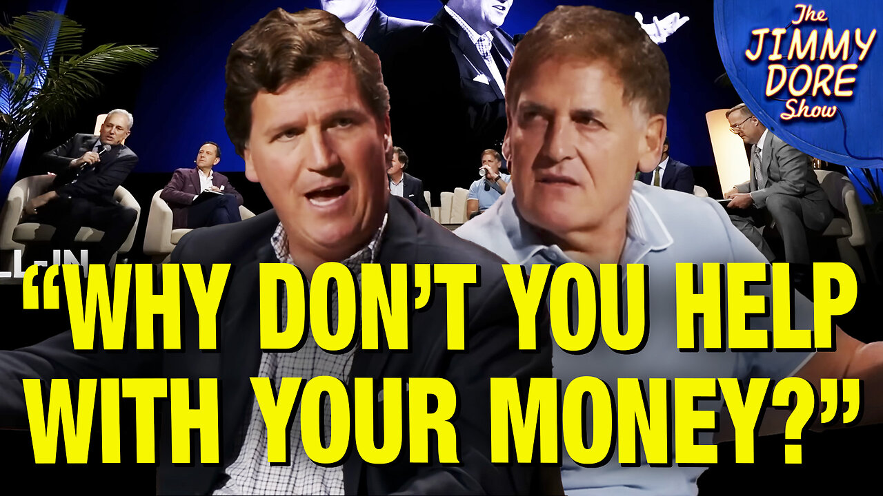 Tucker Carlson CONFRONTS Mark Cuban About Supporting Ukraine!