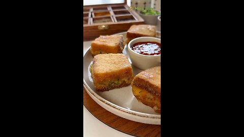 #crispy sandwich bites 🥪 😋