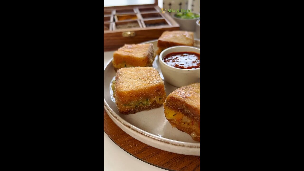 #crispy sandwich bites 🥪 😋