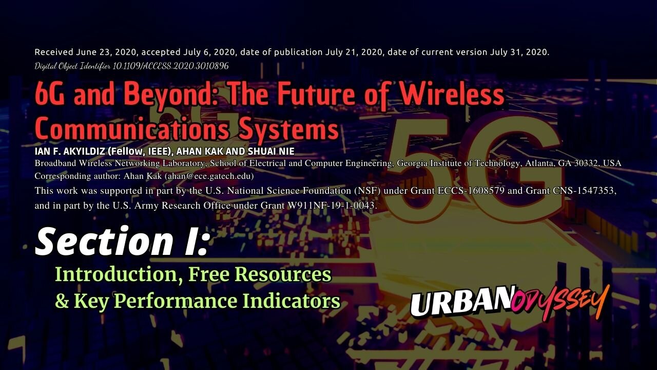 "6G and Beyond" White Paper Walkthrough - Section ONE: Key Performance Indicators