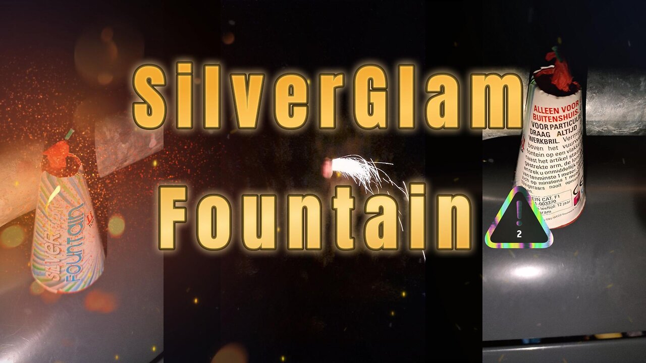 Die Grenze - Weco - Cat 1 Vuurwerk - Silver - Glam Fountain V2