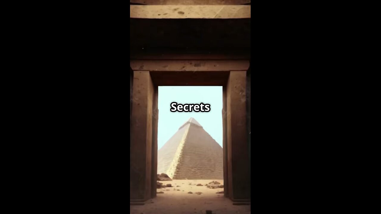 SHOCKING NEWS ABOUT THE PYRAMIDS