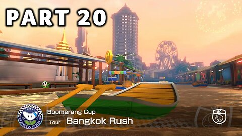 Mario Kart 8 Deluxe Grand Prix Mode - Part 20 - Boomerang Cup 50cc | Switch | No Commentary
