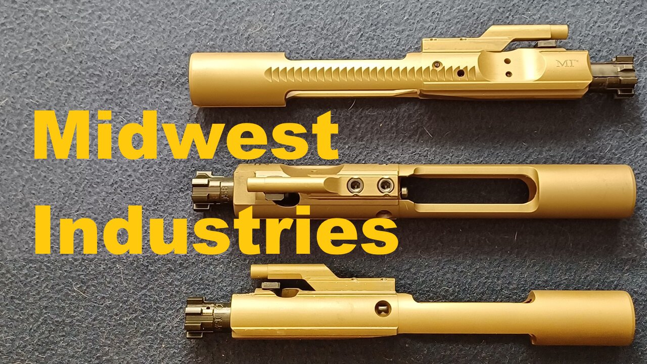 MIDWEST INDUSTRIES, BCG, BOLT CARRIER GROUP, AR15, 5.56/.223/300 BLK, Limited Production