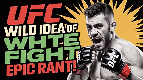 UFC Fighter SLAMS Wild Idea of White House Fight in Epic Rant!