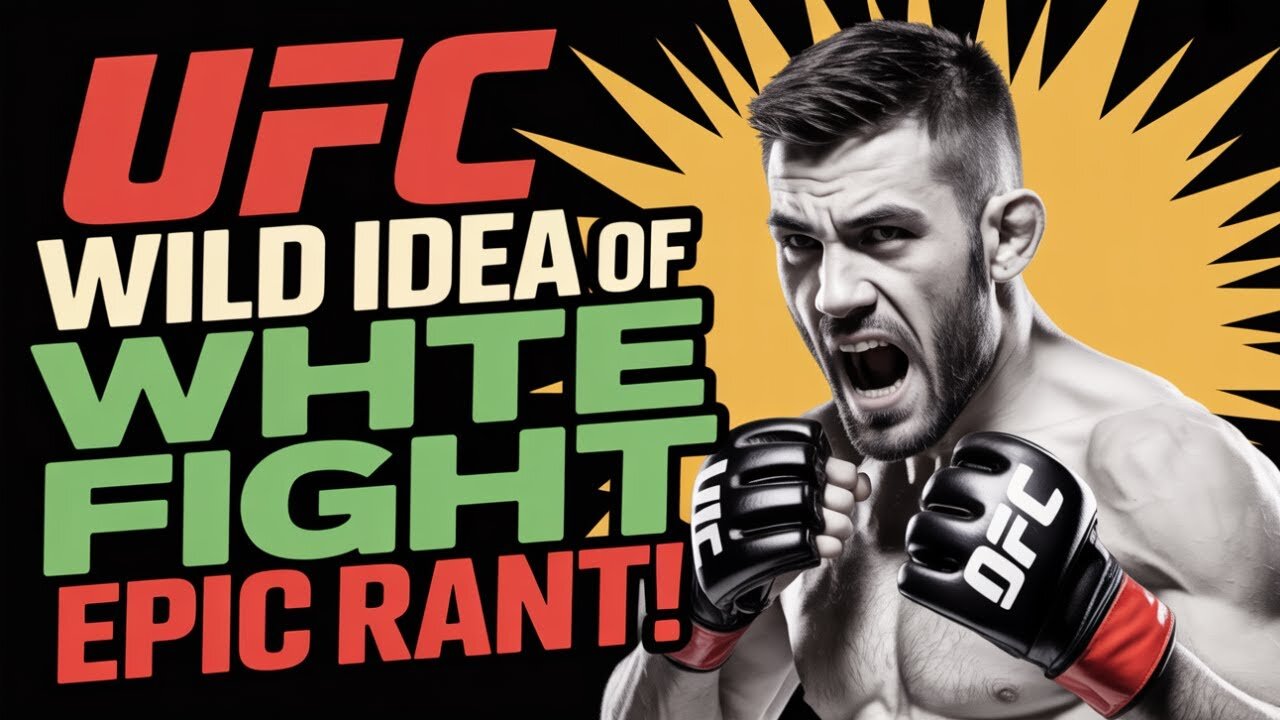 UFC Fighter SLAMS Wild Idea of White House Fight in Epic Rant!