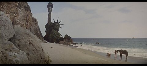 "¡Yo os maldigo a todos!" | El planeta de los simios | 1968