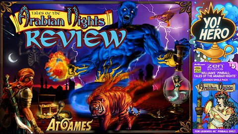 Yo! Retro #55 Atgames Tales of the Arabian Nights Review! #atgames #yoretro #zenstudios #pinball
