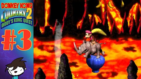 Middle School and Lava Pools | DKC2: Diddy's Kong Quest (Part 3)