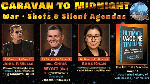 War, Shots & Silent Agendas - John B Wells LIVE