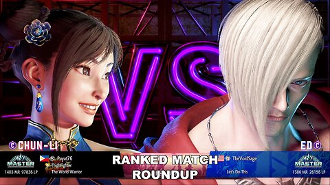 Kuya Kalbo SF6 Ranked Roundup. Chun Li Master Rank [Hori Fight Stick]