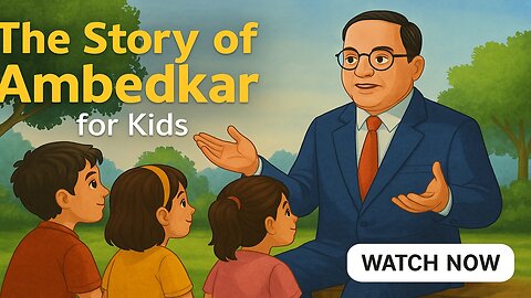 Chhote Ambedkar Ki Badi Soch 👦🏻📚 | Inspirational Ambedkar Jayanti Story for Kids | Animated Moral St
