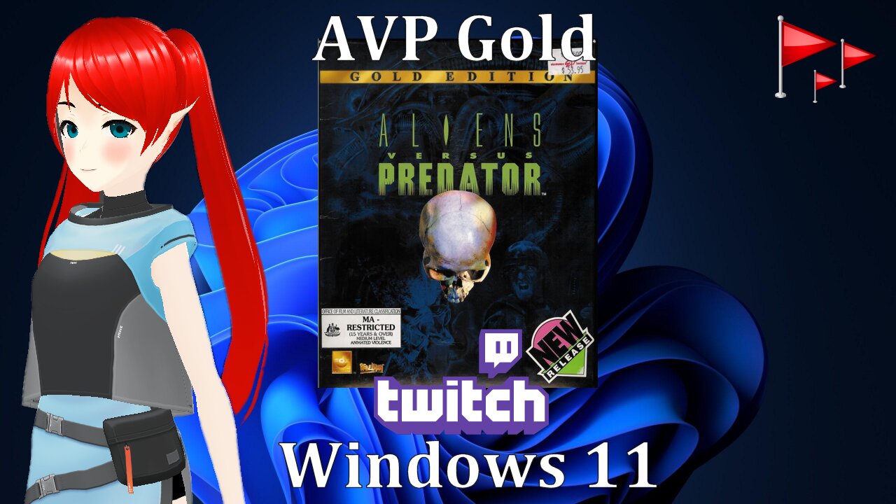 Aliens Vs Predator (2000) On Windows 11 : Dead Flags VTuber