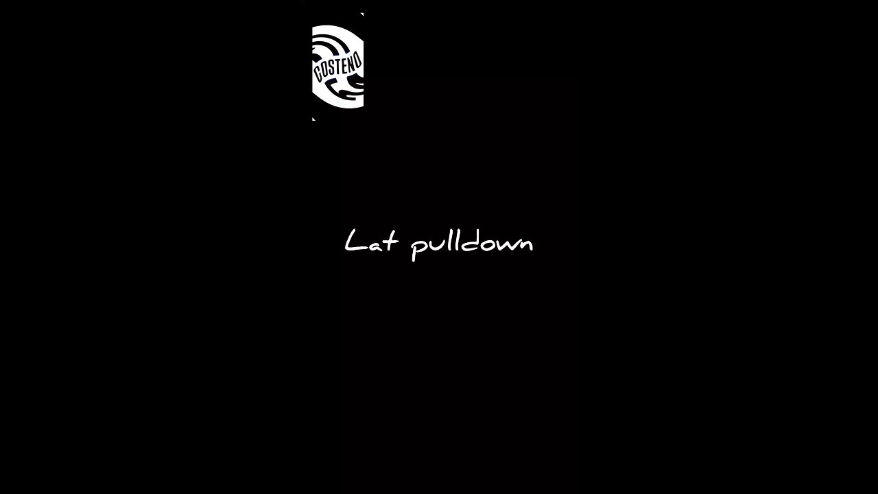 Lat pulldown w/ body weight