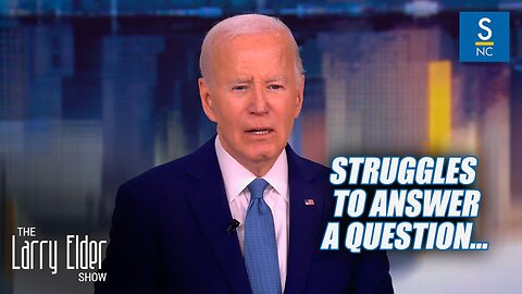 Biden Can't Handle Live Interview