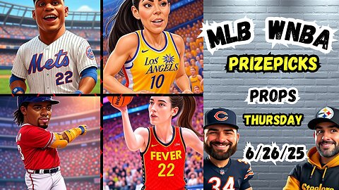 🔥8 BEST MLB PROPS TODAY | ⚾️ MLB PICKS TODAY | WNBA PROPS Thursday 6/26/25