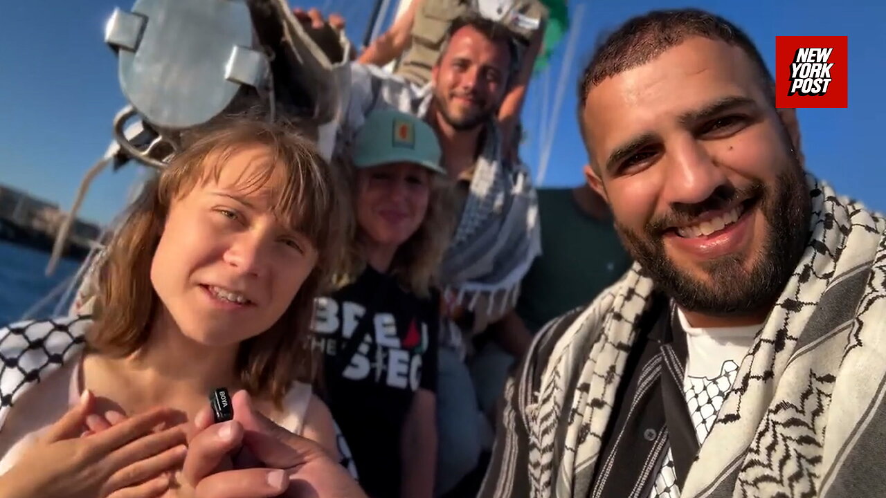 Critics blast Greta Thunbergs trip to Gaza: Lets hope its a one way voyage