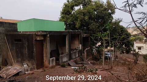 The brutal modification of a plot of land before construction begins.