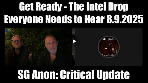 SG ANON - Critical Update 8.9.2025 - The Intel Drop Everyone Needs to Hear