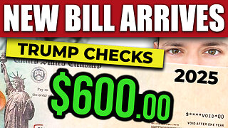 BILL ARRIVES! $600 Trump Rebate Checks for Millions of Americans