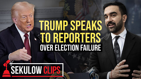 Trump Speaks to Reporters Over Election Failure