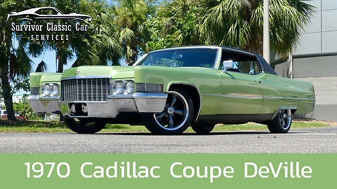 Sweet 1970 Cadillac Coupe De Ville, 472CI V8, Auto, 18" wheels, custom stereo, PS & PFDB! FOR SALE!