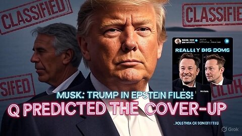 MUSK DROPS "REALLY BIG BOMB": TRUMP IN EPSTEIN FILES! + Q's 2018 Resistance Warning | #ControlledDemolition