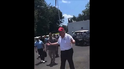 President Trump spotted playing golf. All is well on his health front.