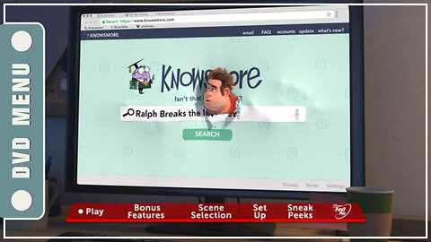 Ralph Breaks the Internet - DVD Menu