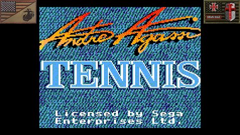 Andre Agassi Tennis (Sega Game Gear - Attract Mode) [NA Only]