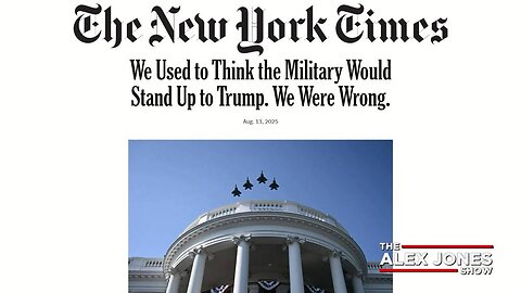 The NYT Is Angry At The US Military For Refusing To Overthrow President Trump
