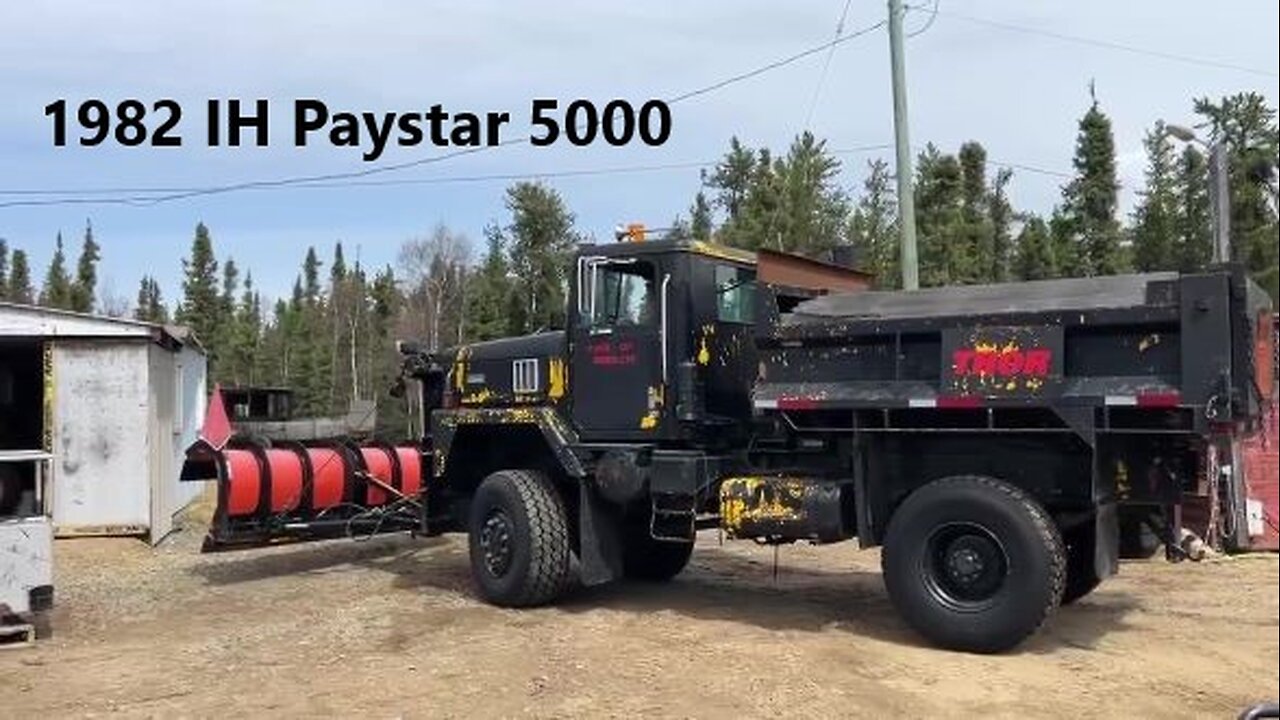 Moved Thor the Plow Truck to Access the Shop May 10 2025