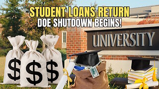 Trump Announces the Student Loan FREE RIDE Is OVER!