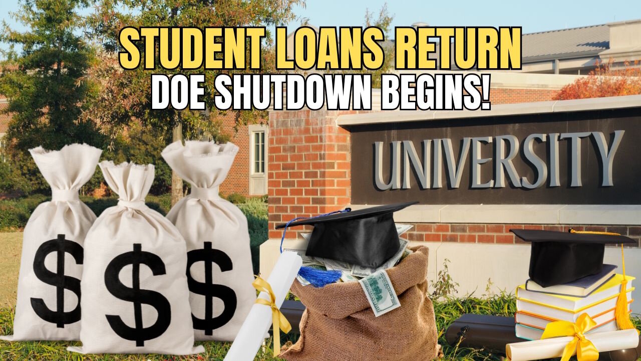 Trump Announces the Student Loan FREE RIDE Is OVER!