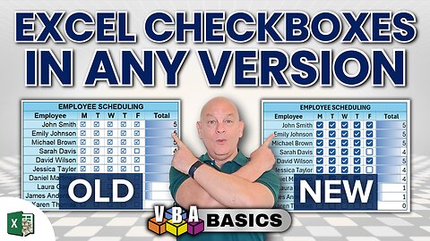 The Hidden Trick to Use Excel’s New Checkbox in ANY Version