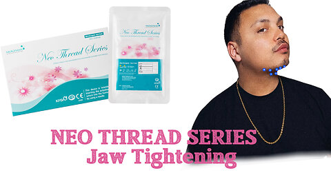 Join Me As I Try Neo Thread Series For Tightening My Jawline By Skin Global.
