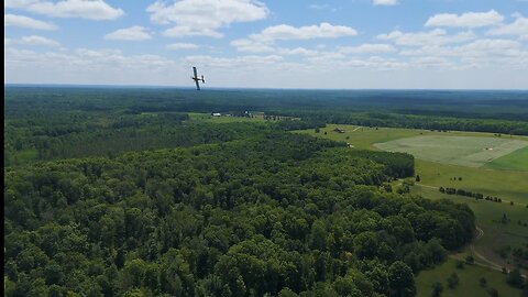 Drone footage of the Crop Dusting in my Neighborhood.
