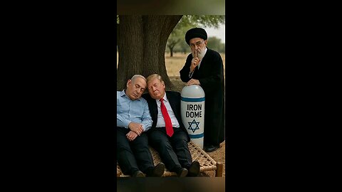 Trump & Netanyahu Sleeping Under Tree While Khamenei making Fun 🤣