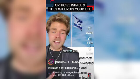 Criticise Israel - they will ruin your life