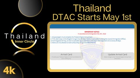 4K Bangkok Thailand - DTAC Update - April 2025 | From The Streets