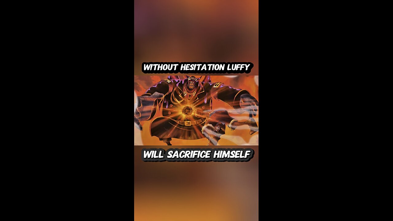 Without Hesitation Luffy Will Sacrifice Himself #onepiece #eloypiece #wholecake #impeldown