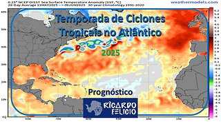 Temporada de Furacões no Atlântico 2025: Prognóstico