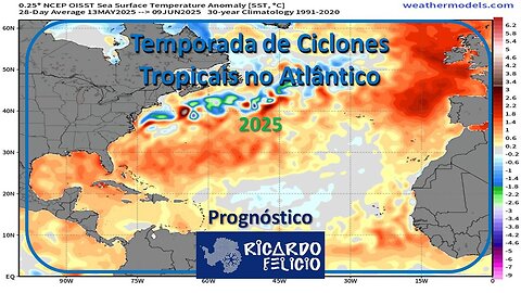 Temporada de Furacões no Atlântico 2025: Prognóstico