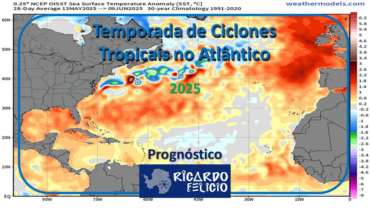 Temporada de Furacões no Atlântico 2025: Prognóstico