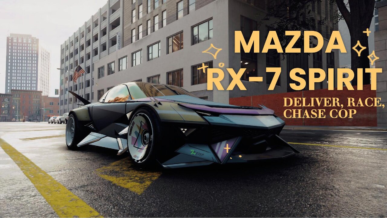 B-Class RX-7 Delivery, Circuit Win & Police Chase Escape! | NFS Unbound Gameplay